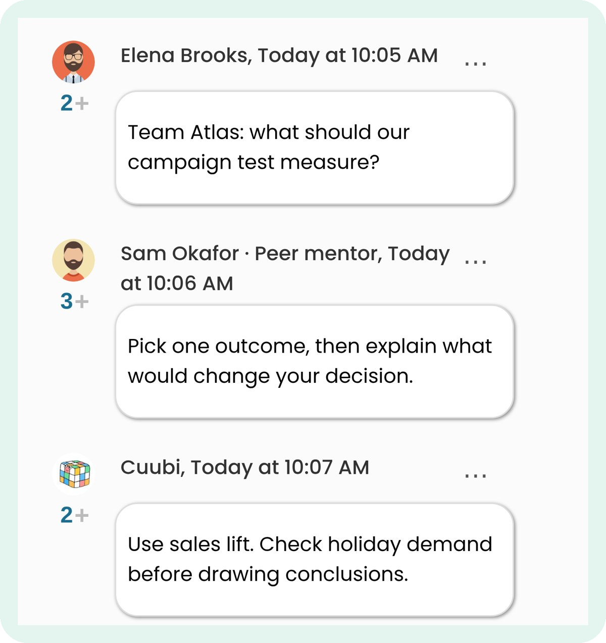 Group projects synthetic course screenshot